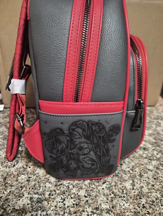 Loungefly Black Mini Backpack with Red Trim - Star Wars Darth Vader Design main image 4